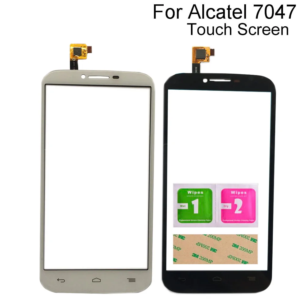 

Touch Screen For Alcatel 7047 Digitizer Panel Sensor 3M Glue Wipes Touch