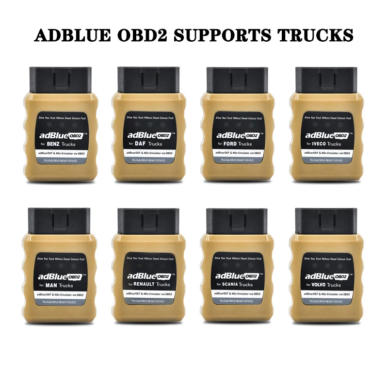 

Adblue OBD2 Emulator Easy To Install Plug&Drive Ready Device Adblue OBD2 for DAF/Benz/Renault/Scania/Man/Iveco