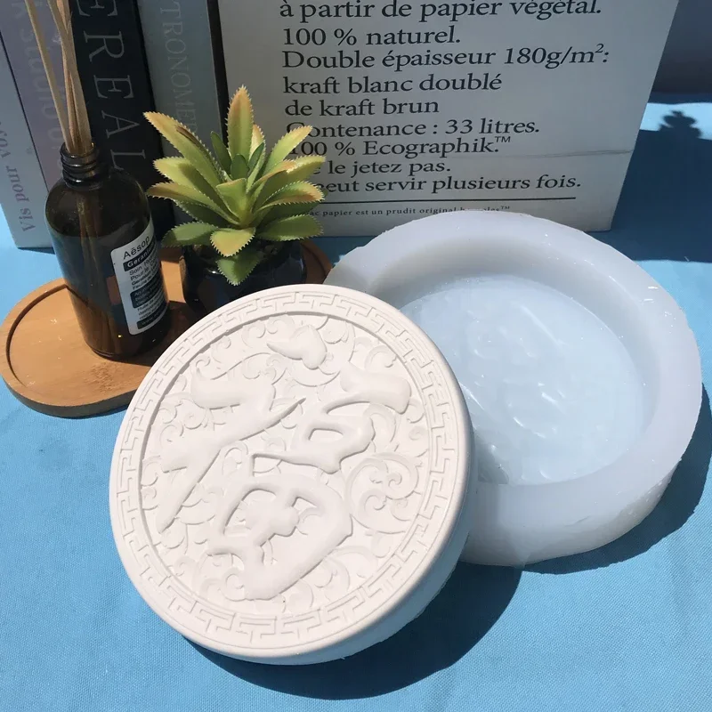 Цементный орнамент кирпичная абразивная стена Fu Подставка под чайник модель