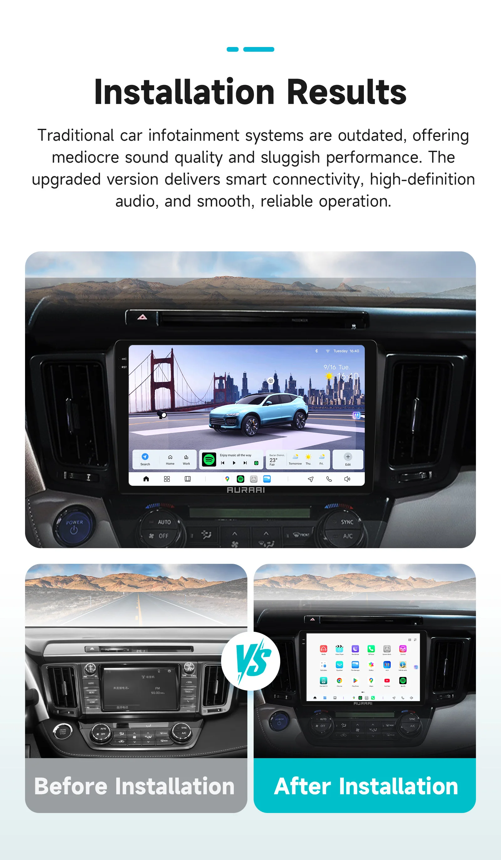 Фото Автомагнитола Octa Core 7870 Android Auto для Toyota RAV4 2013-2018, интеллектуальные автомобильные системы, навигация GPS, мультимедийный видеоплеер, Carplay №3