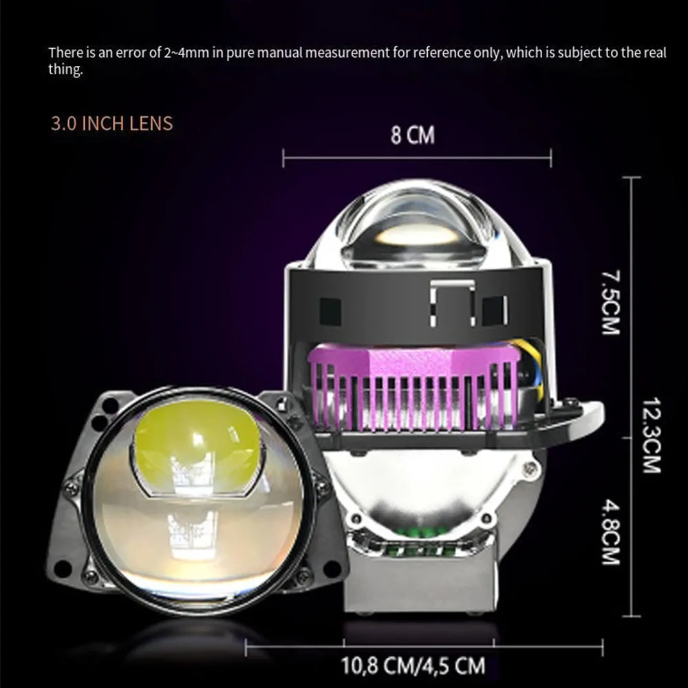 Обновите свои Автомобильные фары с мощными трехдюймовыми линзами лазерного