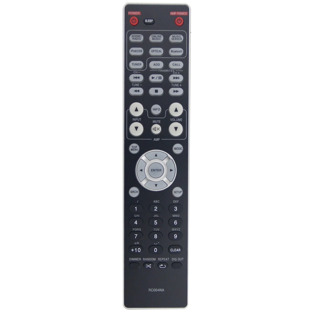 

RC004NA Replacement Remote Control for Amplifier Audio Player NA6005 SA8004