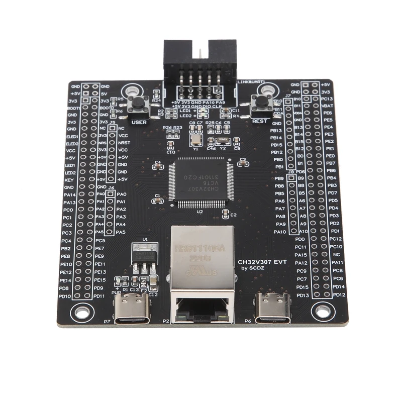 

Оценочная плата CH32V307, фотомагнитола Встроенная Wch-Link CH32V307VCT6