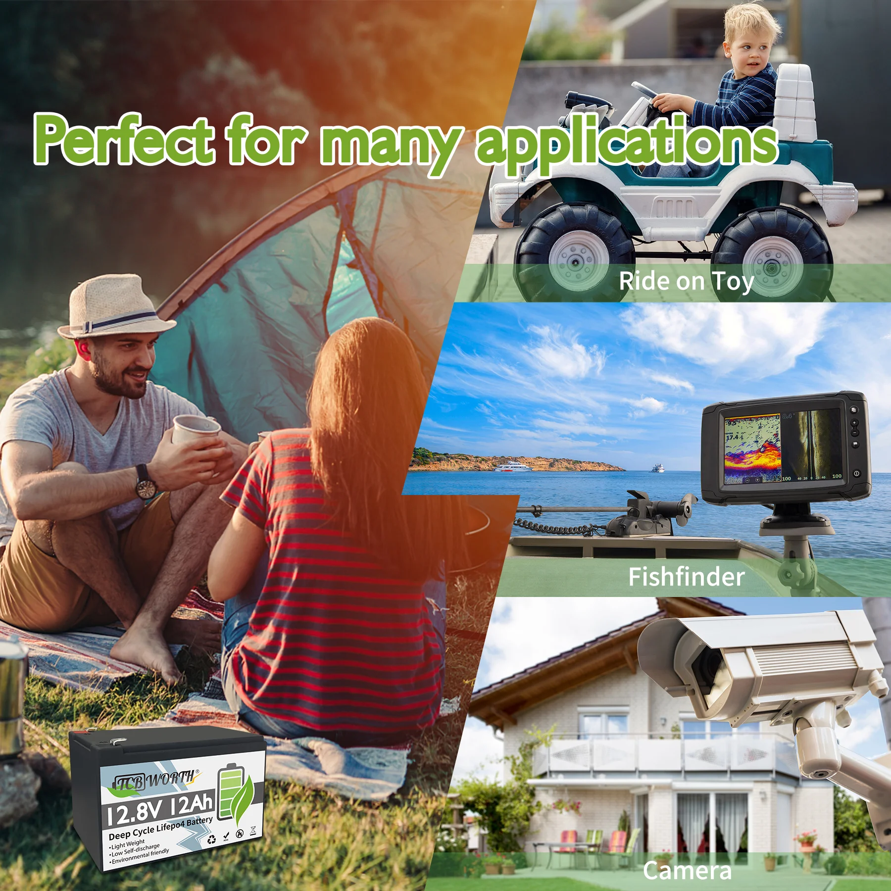 Литий-железо-фосфатная аккумуляторная батарея 12 В 20/30 Ач