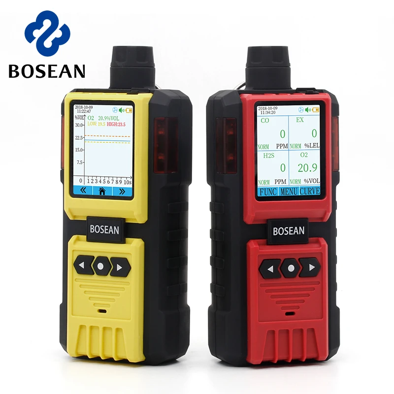 

ATEX approved K-600 Portable multi 4 in 1 gas detector with built-in pump
