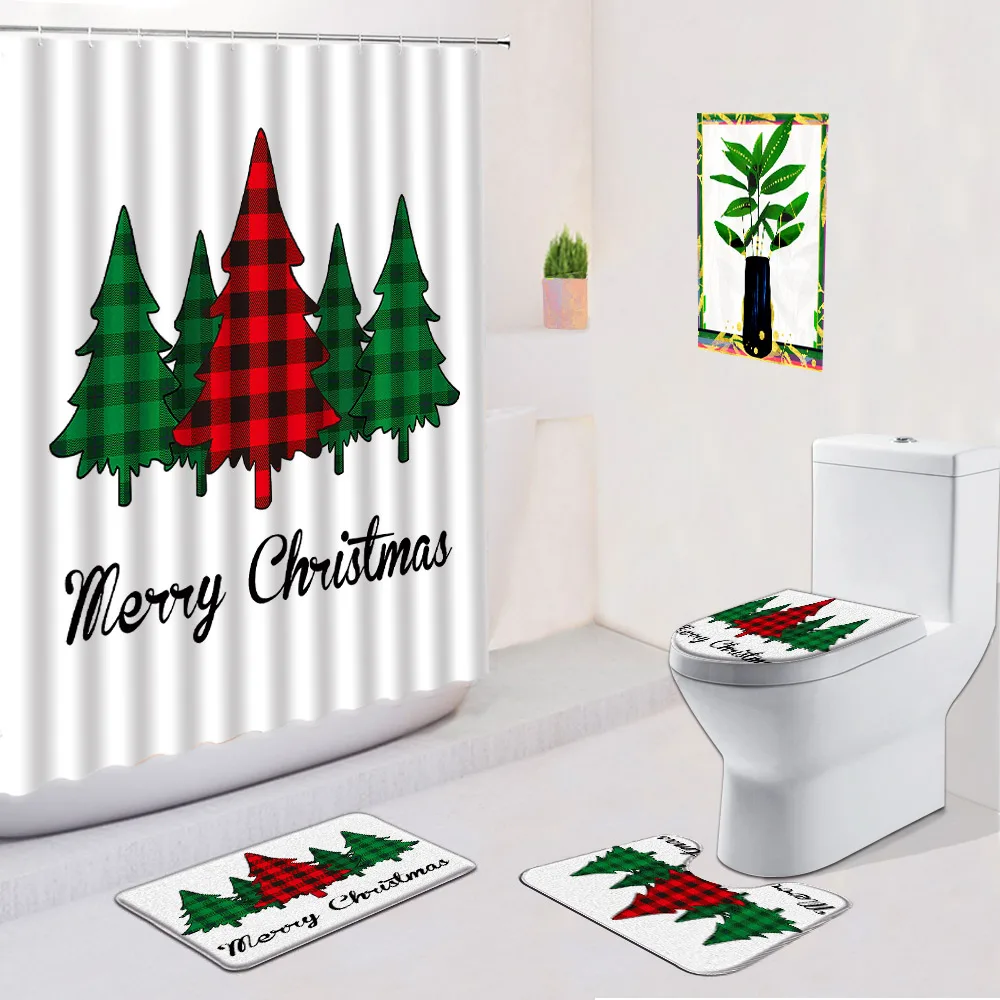 Тропический зеленый растений пальмовых листьев душ Шторы Фламинго цветок