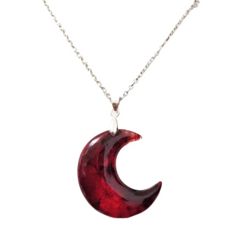 

Moon Choker Necklace Simple Pendant Necklace Fashion Gothic Jewelry T8DE
