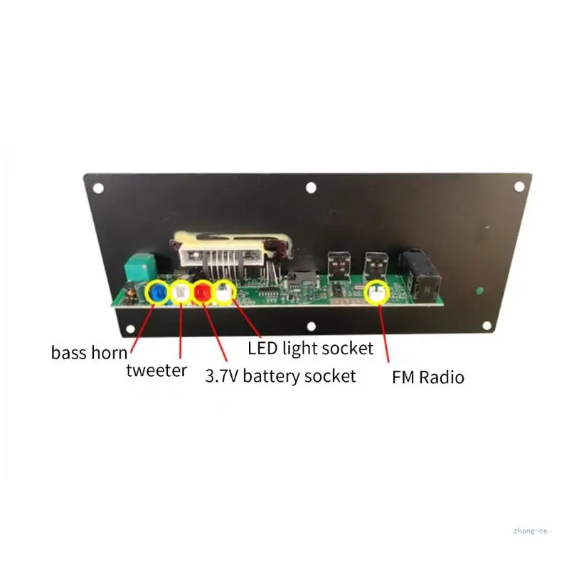 M5TD 3 7 В плата усилителя мощности звука Поддержка MP3 USB-плеера и дисплея TF-карты для