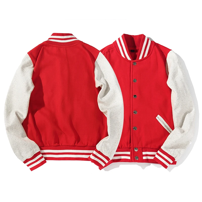 Custom Jacket Your Logo Photo Brand Name Print Baseball Uniform Black White Coats and Jackets Women Men Sportswear Streetwear |