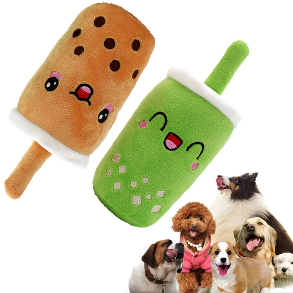 

Dog Toy Cute Attractive Release Pressure Bite-resistant Squeaky Plush And Squeak Toys for Pets