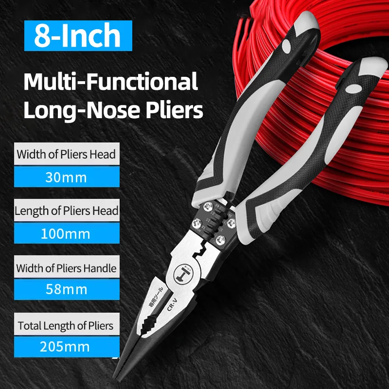 

ЗЕЛЕНЫЕ плоскогубцы для электриков Многофункциональные бытовые трудосберегающие аппаратные средства Специализированные плоскогубцы для резки стальной проволоки