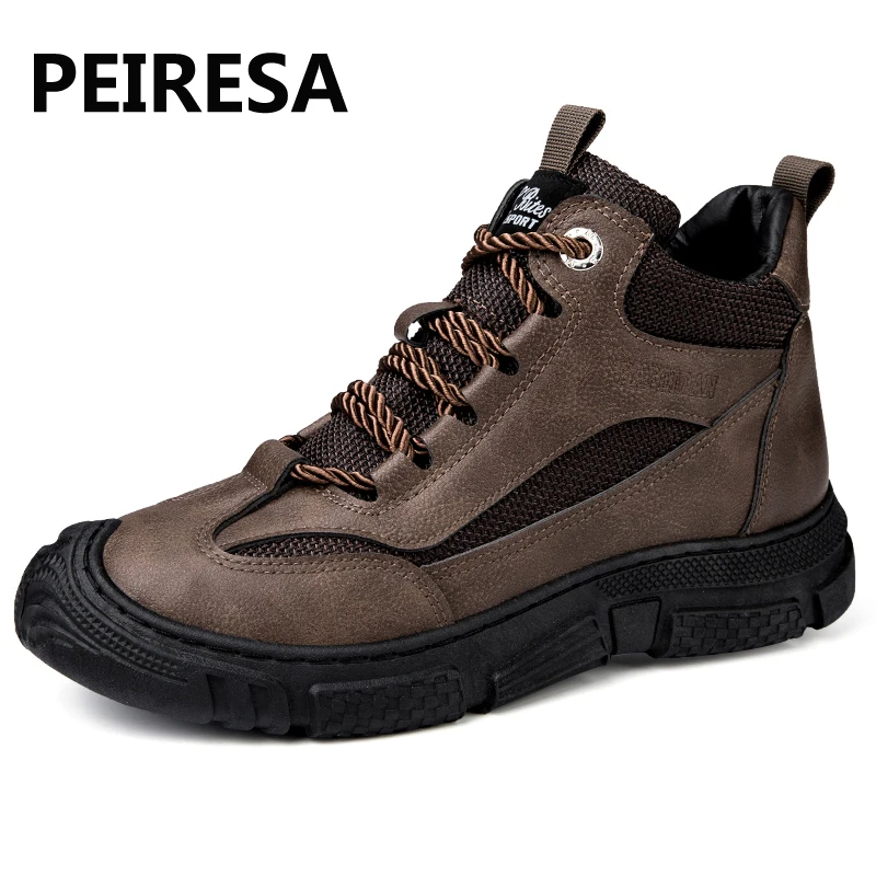 

Men's footwear trend casual sneakers outdoor hiking shoes non-slip shoes men's work gear Doc Martens