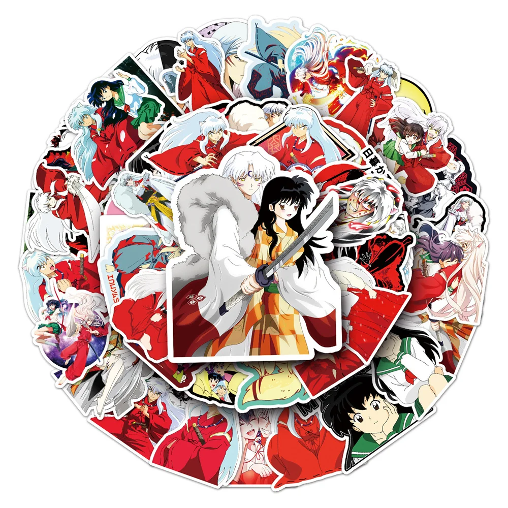 

10/30/50 шт. оригинальная креативная наклейка-наклейка Inuyasha с изображением мультяшного Римана наклейка на стол компьютер холодильник водостойкая наклейка оптовая продажа