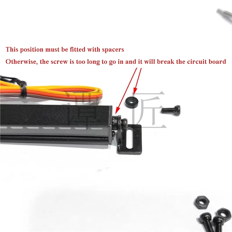 MN MN99S D90 G500 большой G WPL D12 RC MN86KS верхняя флуоресцентная строка