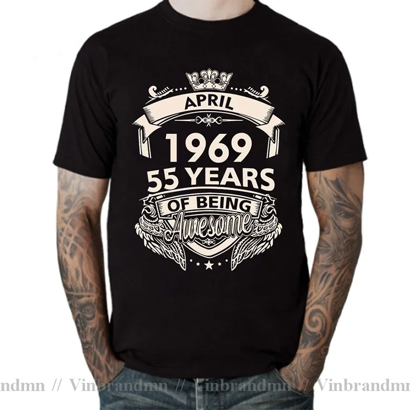 Awesome Born In 1969 November September October December January Febuary March April May June July August T Shirt Birthday