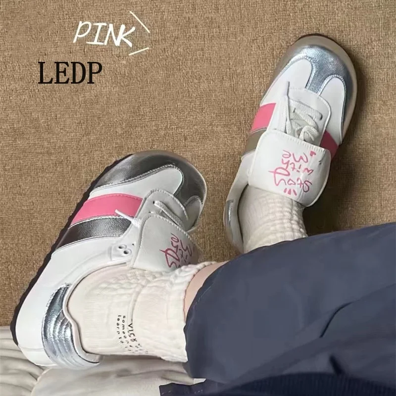 Туфли LEDP с буффами Мэри Джейн немецкие тренировочные туфли на шнуровке длинным