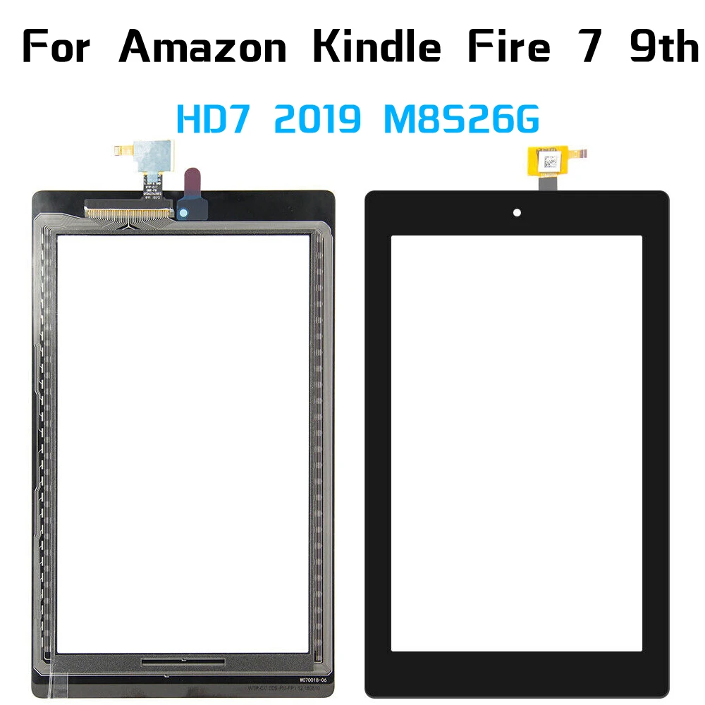 

AAA+ 7 Inch Touch For Amazon Kindle Fire 7 9th Gen HD7 HD 7 2019 Touch Screen Digitizer m8s26g Touch Glass Panel Replacement