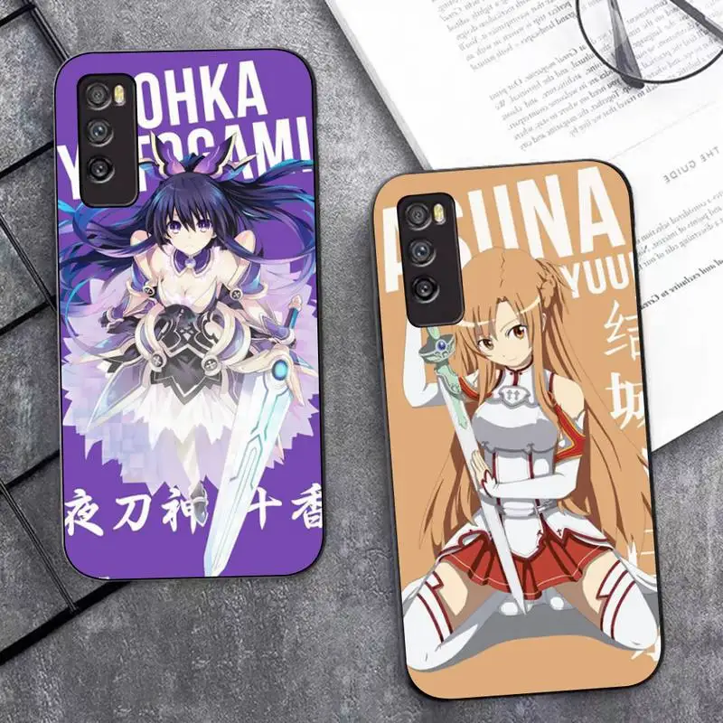 

Anime Girl Phone Case for Huawei Mate 20 10 9 40 30 lite pro X Nova 2 3i 7se