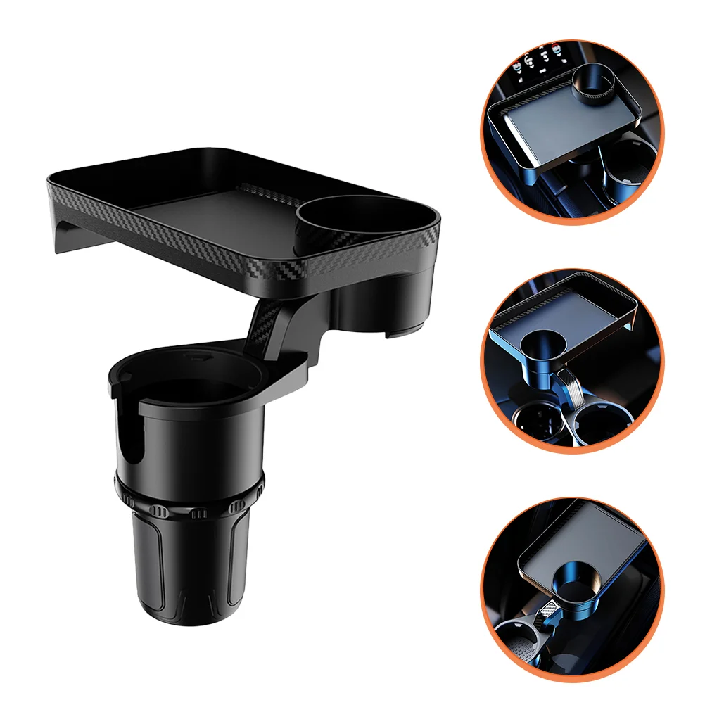 

Car Rotating Dinner Plate Cup Holder Expander Tray Interior Accessories Food Extender Supplies