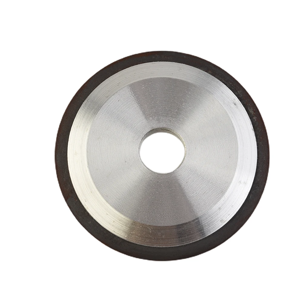

1PC 4'' Widen Diamond Grinding Wheel Hypotenuse Style For Carbide Metal Sharpener Harp, High Hardness And Long Service Life