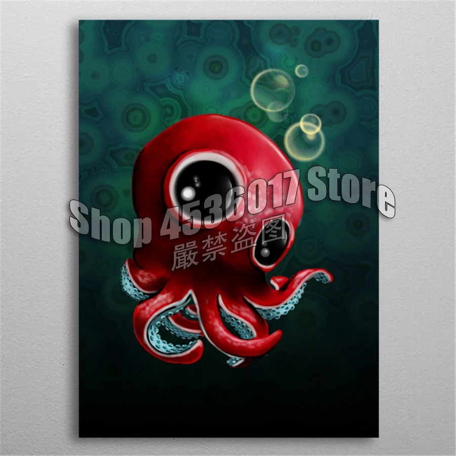 

5d Diy Diamond Painting Jewelry Cross Stitch Mr Octopus Embroidery Mosaic Full Round Rhinestone Gifts pintura de diamante Craft