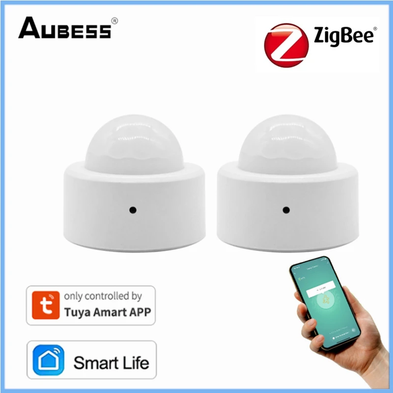 

Tuya Zigbee Human Motion Sensor Smart Home Alert Push Function PIR Motion Sensor Detector Security Smart Life Use With Gateway