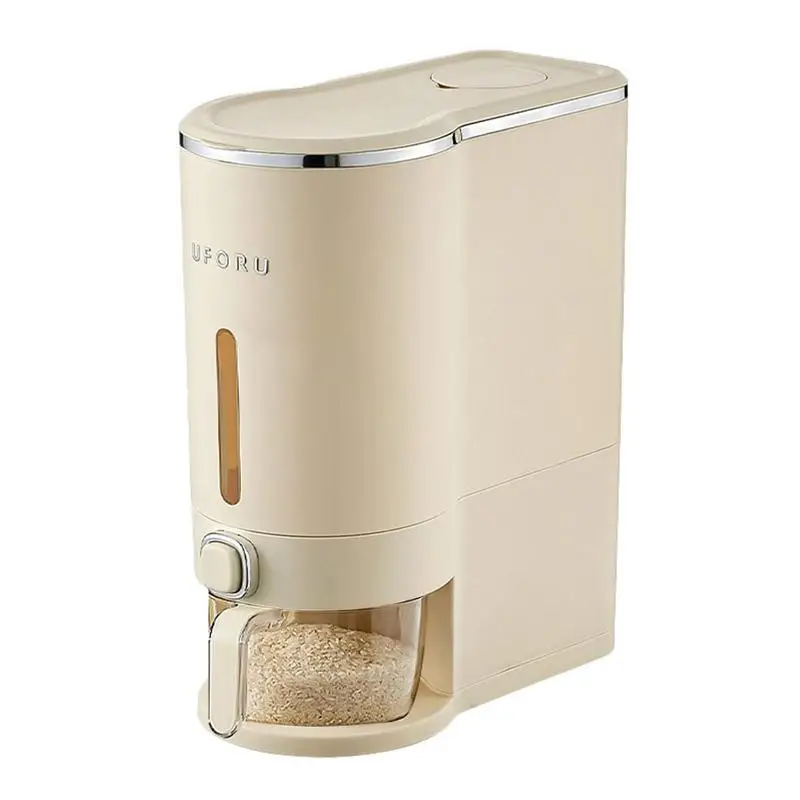 

Rice Containers Storage Dry Food Dispenser Rice Bucket Rice Storage Box Automatic Rice Storage Box For Freezers Refrigerators