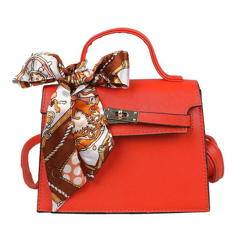 

Shoulder Tote Women's Bag 2022 Trend Silk Scarf Fashion Belt Decoration Luxury Designer Kelly Bags for Women Handbag Crossbody
