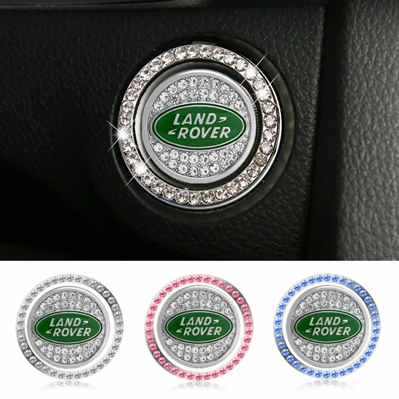 

Car One-click Start Button Diamond Styling Sticker for Land Rover Discovery Range Rover Evpque Defender 3 4 Velar Freelander