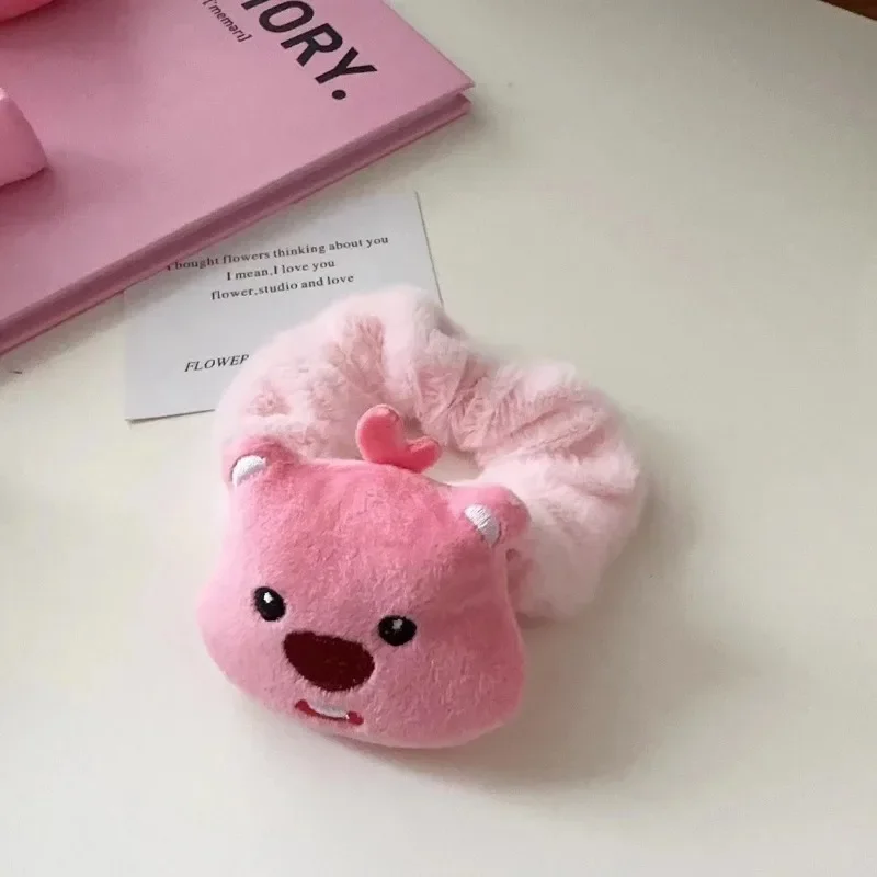 Симпатичная заколка для волос серии Little Beaver розовая BB женщин челка боковая