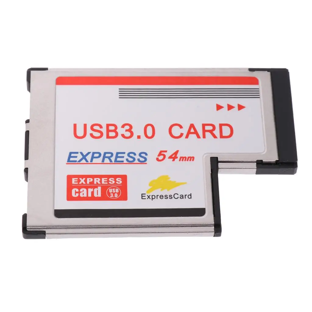 Фото USB3.0 Express Card 54 мм, адаптер PCI-Express, металлическая/пластиковая суперскоростная карта-райзер для ноутбуков и компьютеров №5