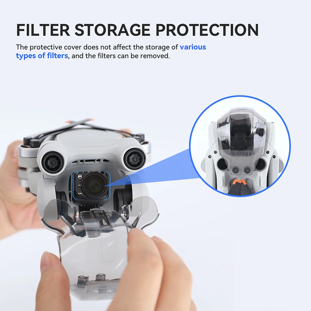 Крышка объектива для DJI Mini 3 Pro крышка солнцезащитный козырек Антибликовая