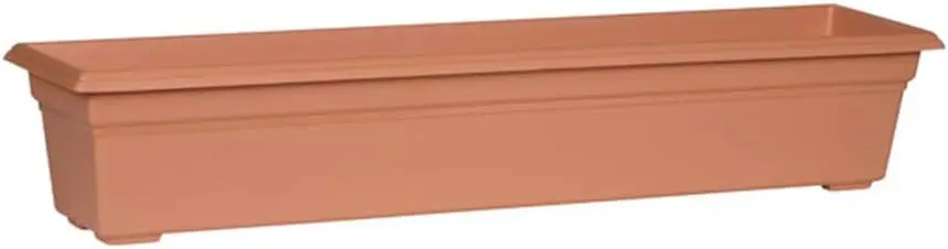 

Countryside Flower Box Planter, 36-Inch, Terracotta Bonsai pots Plants Planter pot for indoor plants Garden supplies Seedling la