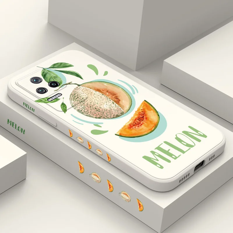 

Cantaloupe Tour Phone Case For Xiaomi Poco M5S F4 X4 M4 F3 X3 M3 F2 X2 Pro 4G 5G GT Liquid Silica Cover