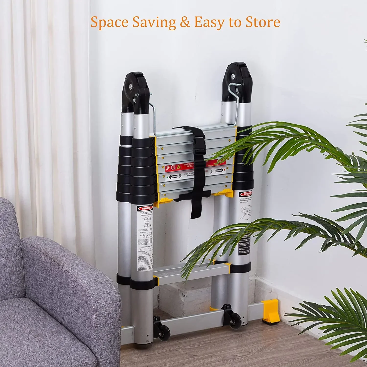 Современная алюминиевая многофункциональная складная телескопическая