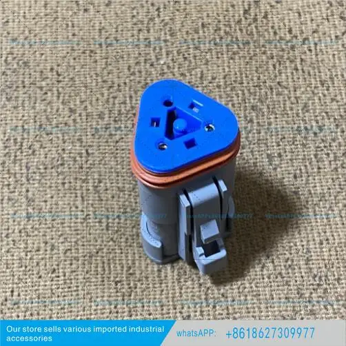 Фото DT06-3S-P006 Совершенно новый разъем с синим резистором Masterbatch, корпус 3P №4