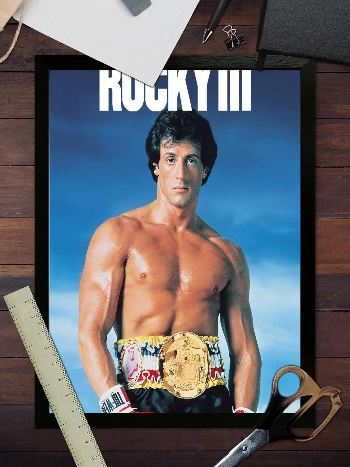 Sylvester Stallone Холст Художественный постер и настенное искусство картина с принтом