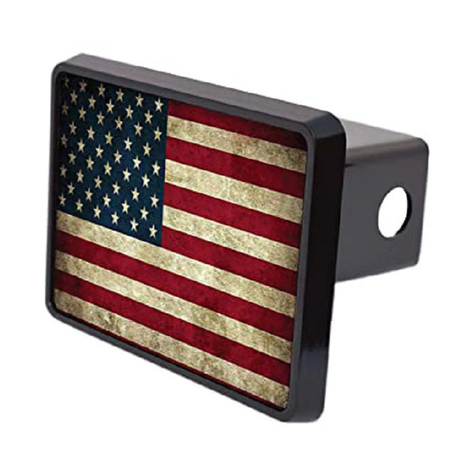 

Trailer Hitch Cover Tow Rear Receivers Plug Covers With American Flag Emblem Guard Trailer Buckle Cover For Trucks Cars Su-v