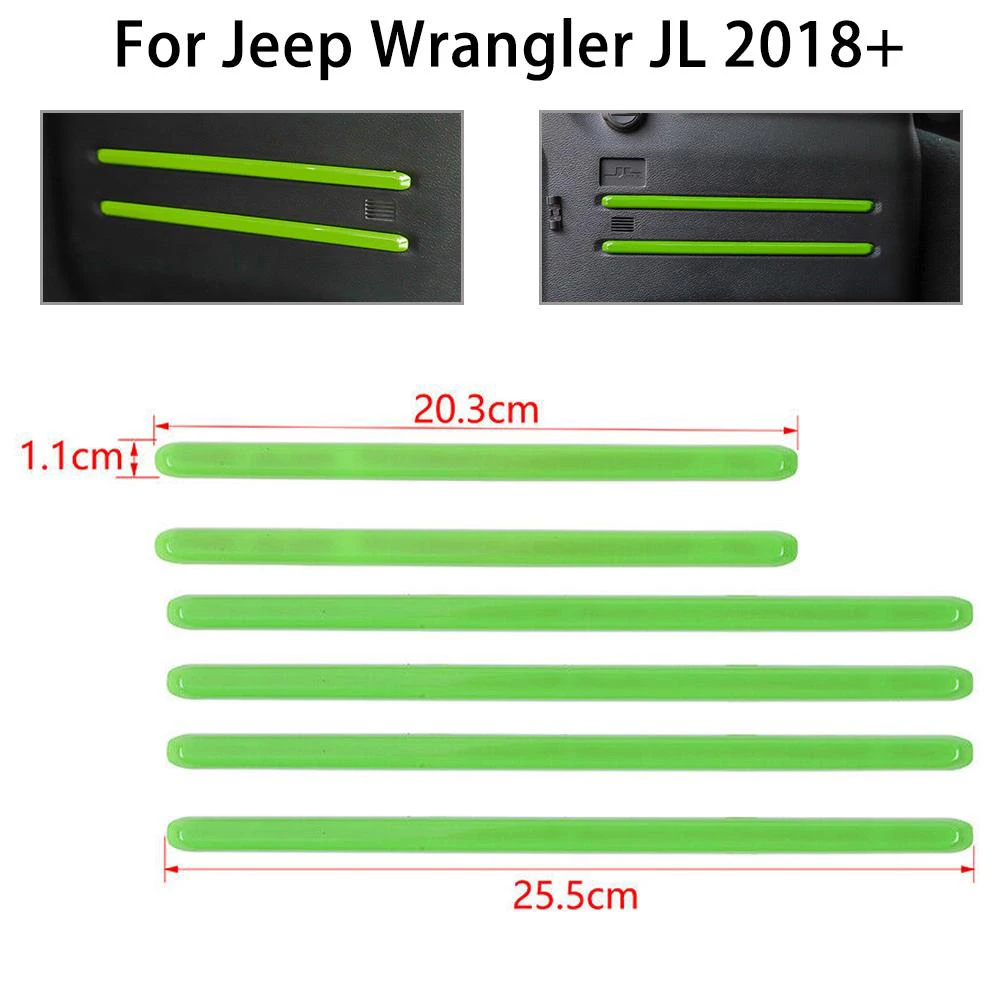 

Отделочная крышка заднего багажника, украшение для груза для Jeep Wrangler JL, зеленый интерьер