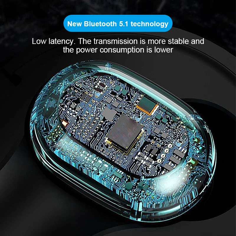 Новые Bluetooth-наушники Беспроводные наушники Tws стереонаушники Басовые