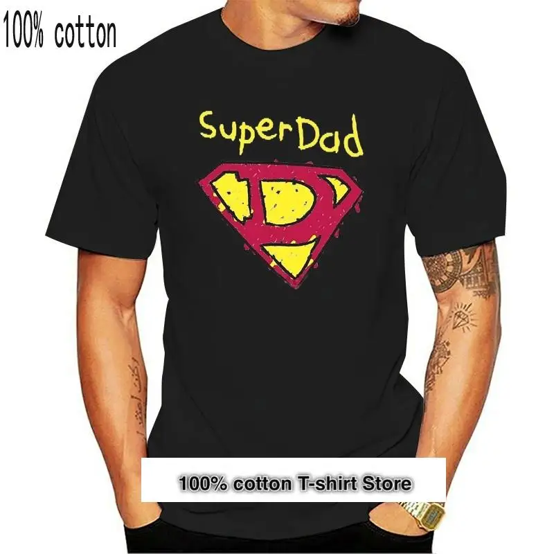 

Camiseta de manga corta para Super papá y adultos, ropa de calle de Color sólido, abotonada, nueva