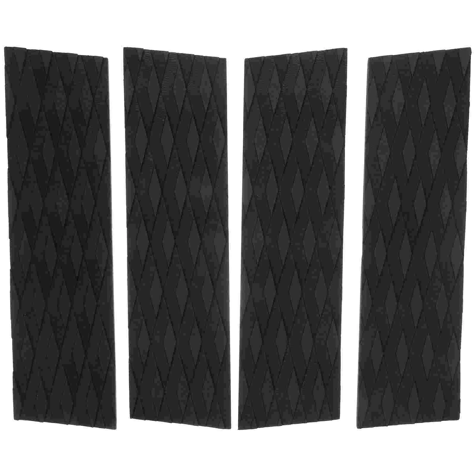 

4 Pcs Surfboard Skid Pad Portable Deck Decor Non Mat Tail Adhesive Pads Eva Nonslip Anti Grip Mats Self-adhesive