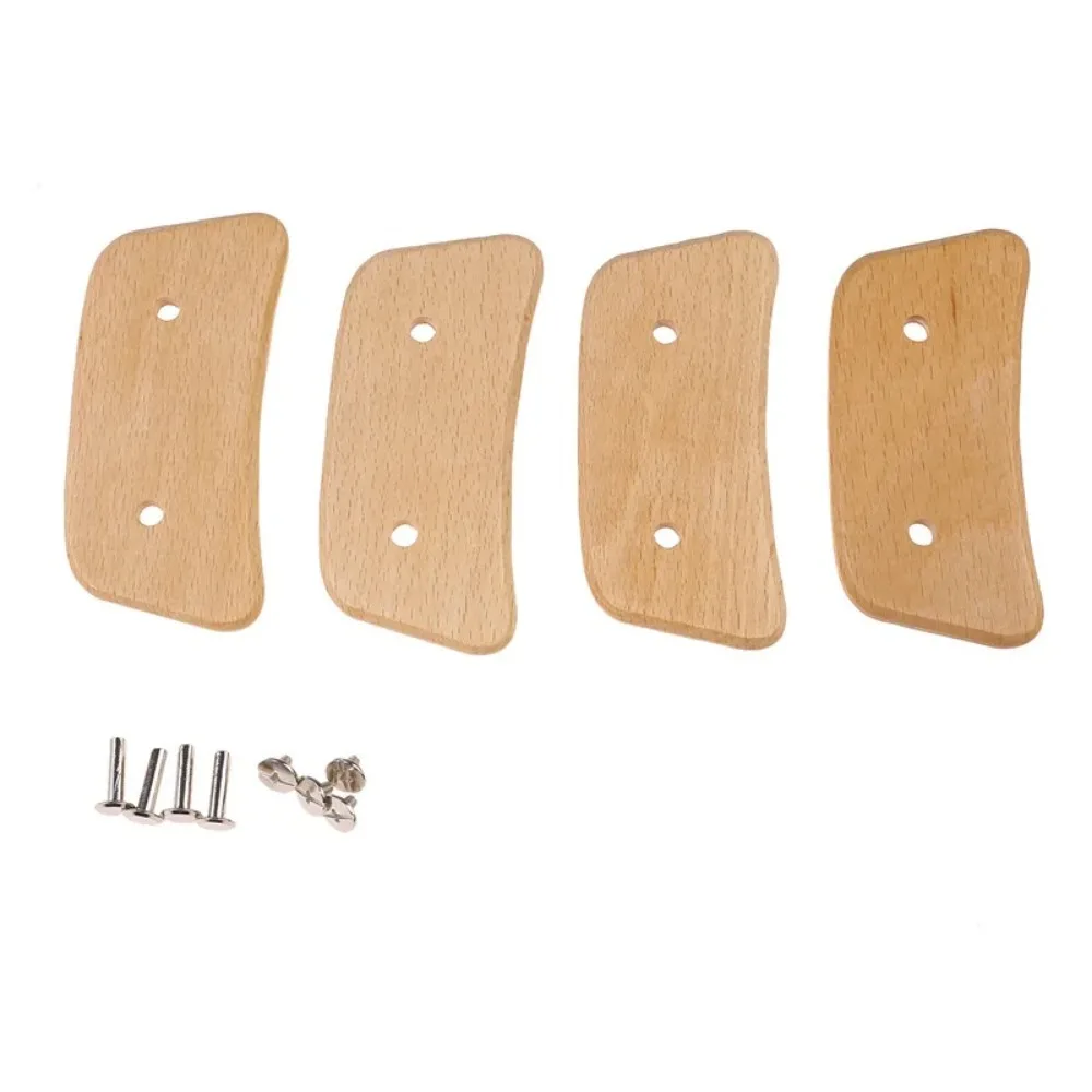 Изолированная Деревянная Ручка Для Сковороды Барбекю С Защитой От Ожогов