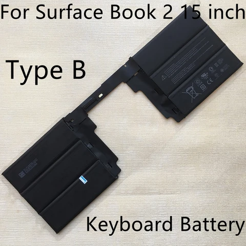 Новый аккумулятор клавиатуры DYNH01 G3HTA040H,G3HTA041H с экраном для Microsoft Surface Book 2, 15 дюймов, 1813,1793