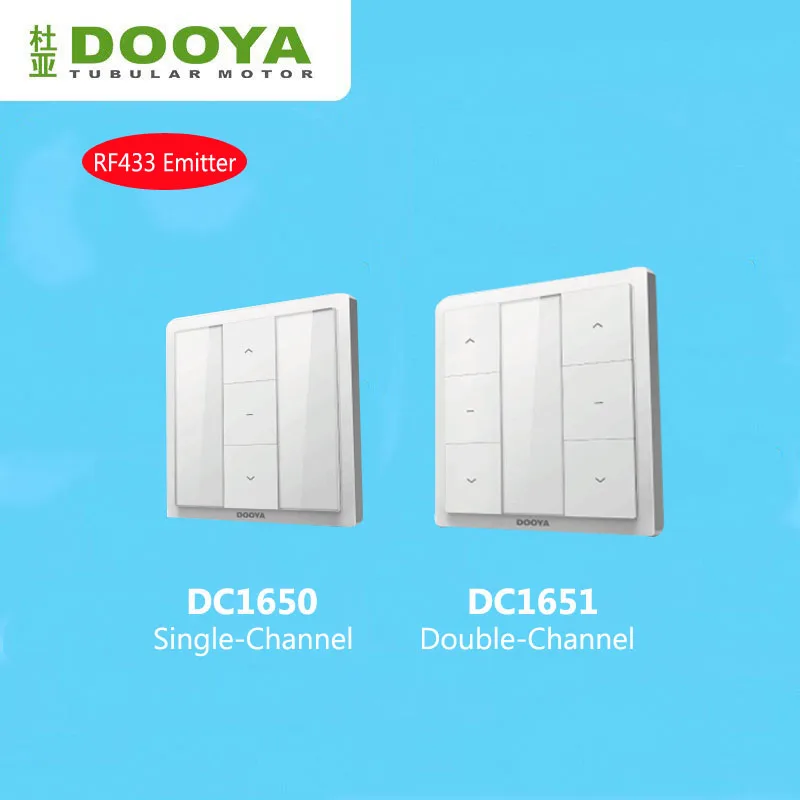 Настенный переключатель Dooya DC1650 DC1651 RF433 пульт дистанционного управления для