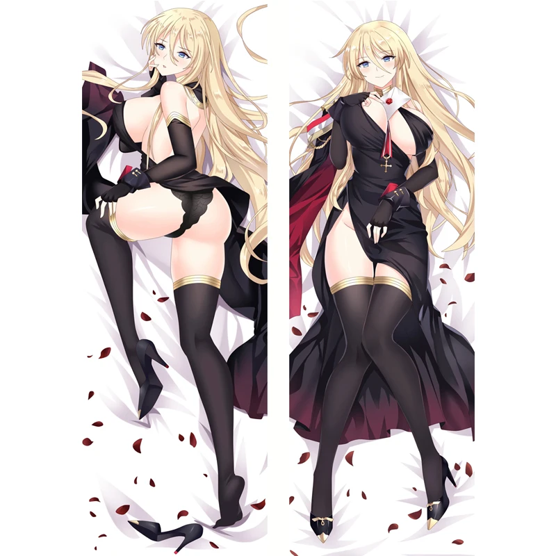 New design Anime Azur Lane Bismarck Dakimakura Pillow Case Cover Hugging Body