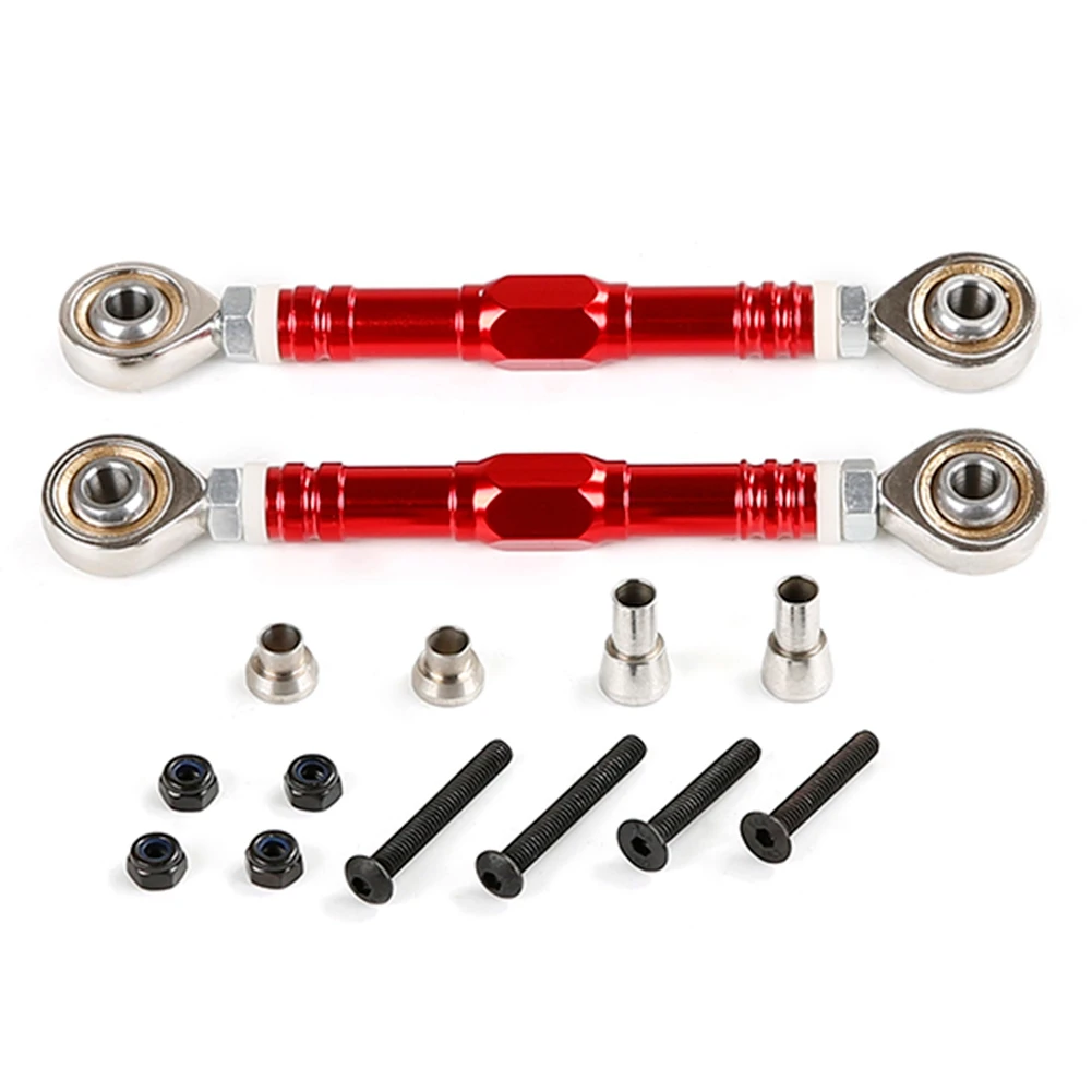 

Symmetry Steering Tie Pull Rod Set for 1/5 HPI BAHA ROVAN KM BAJA 5B 5T 5SC SS Rc Car Toys Parts Red