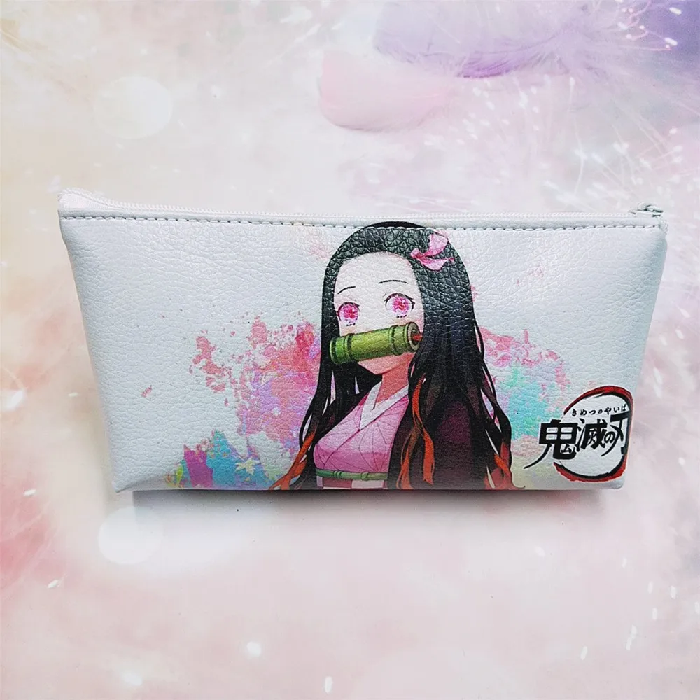 Чехол-карандаш из ПУ кожи на молнии с изображением рассекающего демонов |