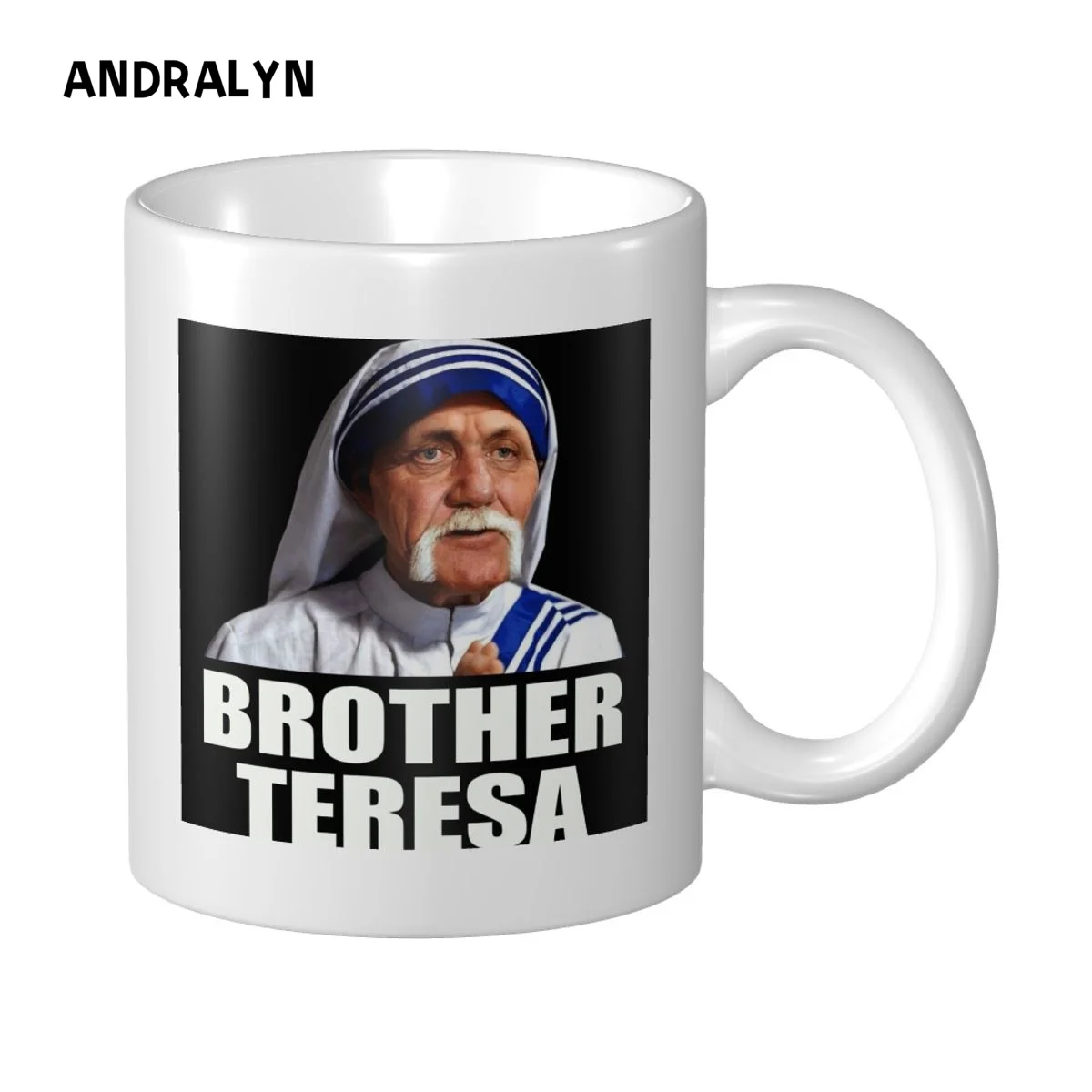 

Brother Teresa Mug 330ml Ceramic Creative Milk Tea Coffee Mugs Funny Friends Birthday Gift