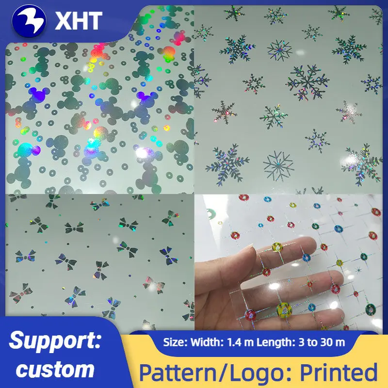 

PVC Vinyl Fabric Faux Leather Diy Craft Supplies Bag Material Holographic Hair Bow Fabric Leathercraft Arts Crafts Sewing Home
